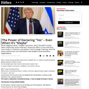 The Power of Declaring “Yes” – Even When It’s “Maybe”